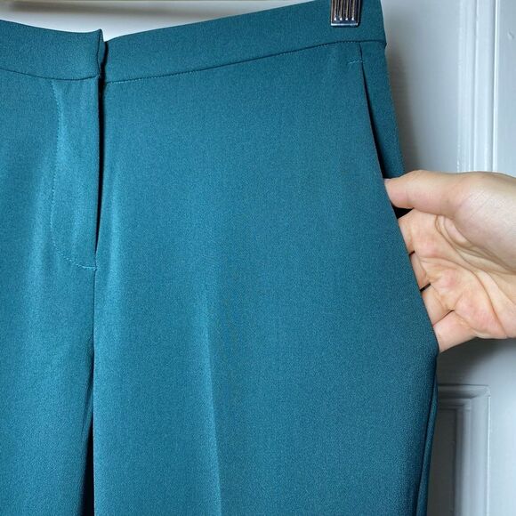 BROCHU WALKER The Westport Mid-Rise Straight Leg Pant in Forestry Green Sz XS - Picture 6 of 12
